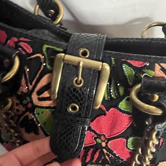 Beautiful ISABELLA FIORE beaded tapestry shoulder bag - Picture 7 of 11